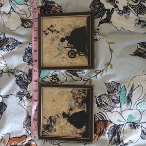 Vintage cottagecore fairytale silhouettes Mary Fisher 1930's milkweed antique